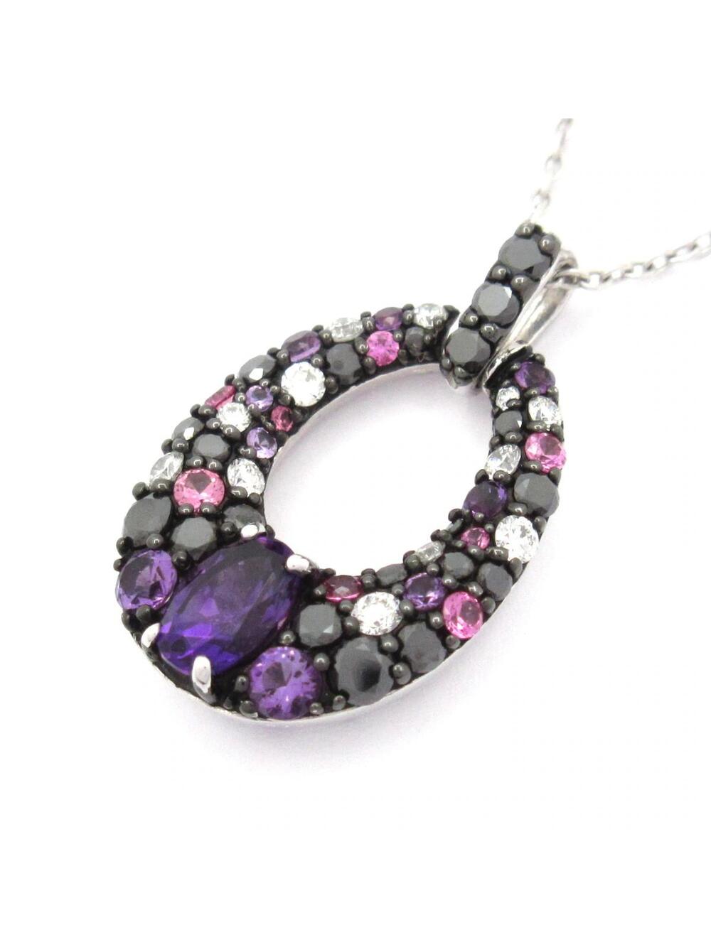 Sirena Azzurro 18K White Gold Amethyst #279485S21B